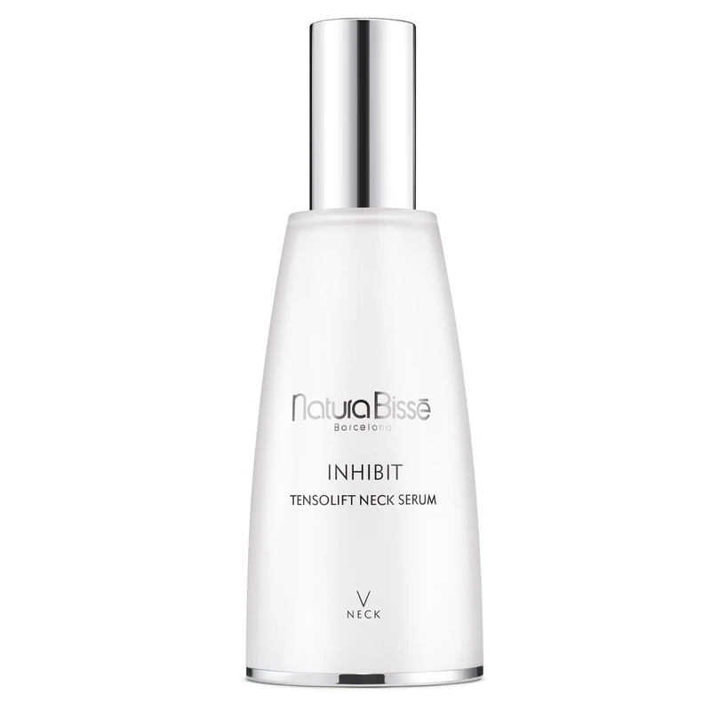 Natura Bissé Inhibit Tensolift Neck Serum, Neck & Décolleté Lifting Serum, Lifts, Firms, Tightens & Brightens, 1.7 Oz