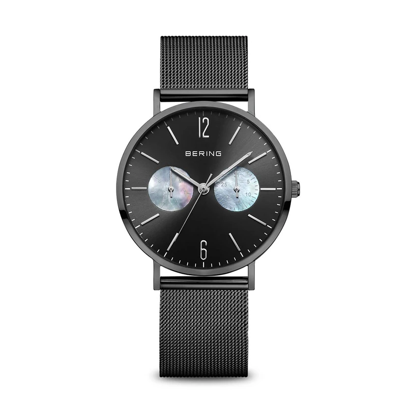 BERING Women Analog Quartz Classic Collection Watch with stainless steel Strap and Sapphire Crystal 14236-123