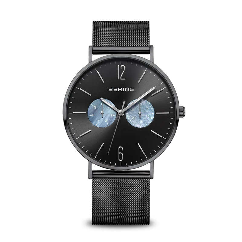BERING Unisex Analog Quartz Classic Collection Watch with stainless steel Strap and Sapphire Crystal 14240-123