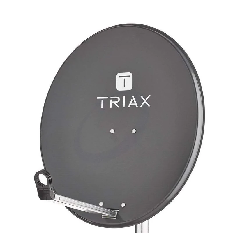 Triax TDS 65A satellite antenna 10.7-12.75 GHz Anthracite,Grey TDS 65A, 10.7-12.75 GHz, 37 dBi, 34 dBi, Offset, 0-90°, 26°