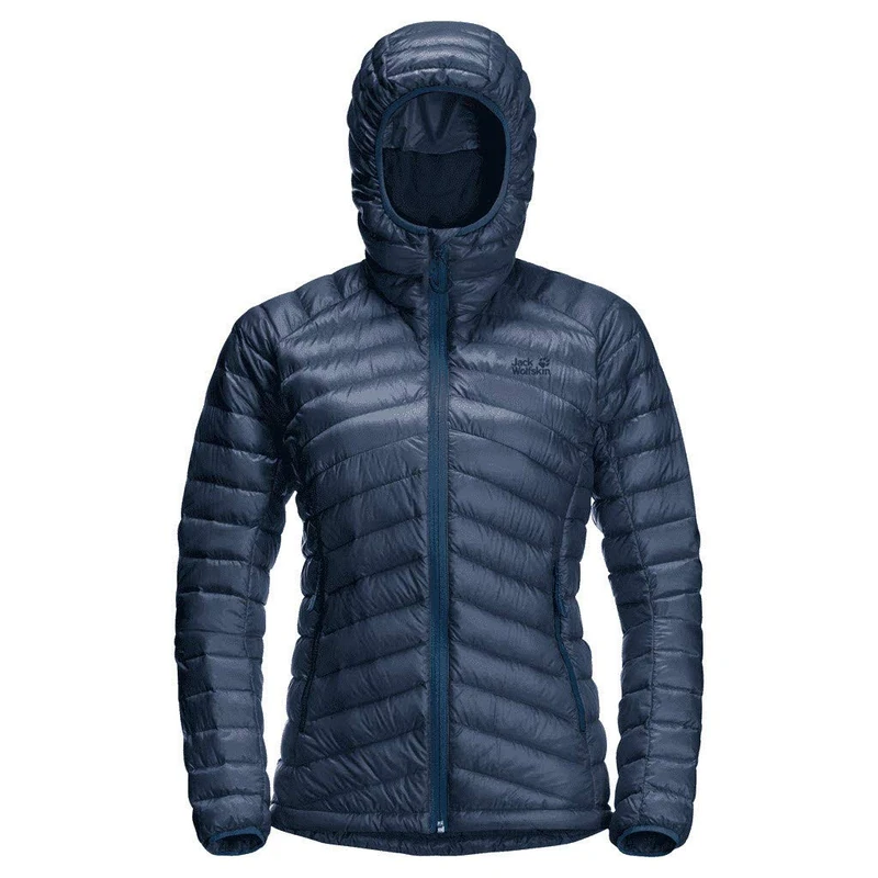 Jack Wolfskin Mountain Down Jacket Women's Down Jacket - Dark Indigo, X-Large