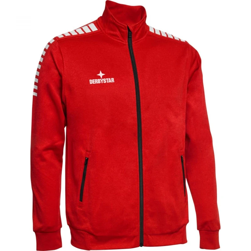 Derbystar Unisex Primo Fleece Jacket Red/White L