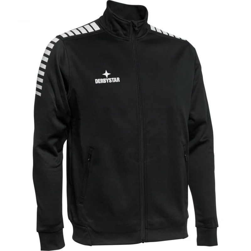 Derbystar Unisex Primo Fleece Jacket Black/White M