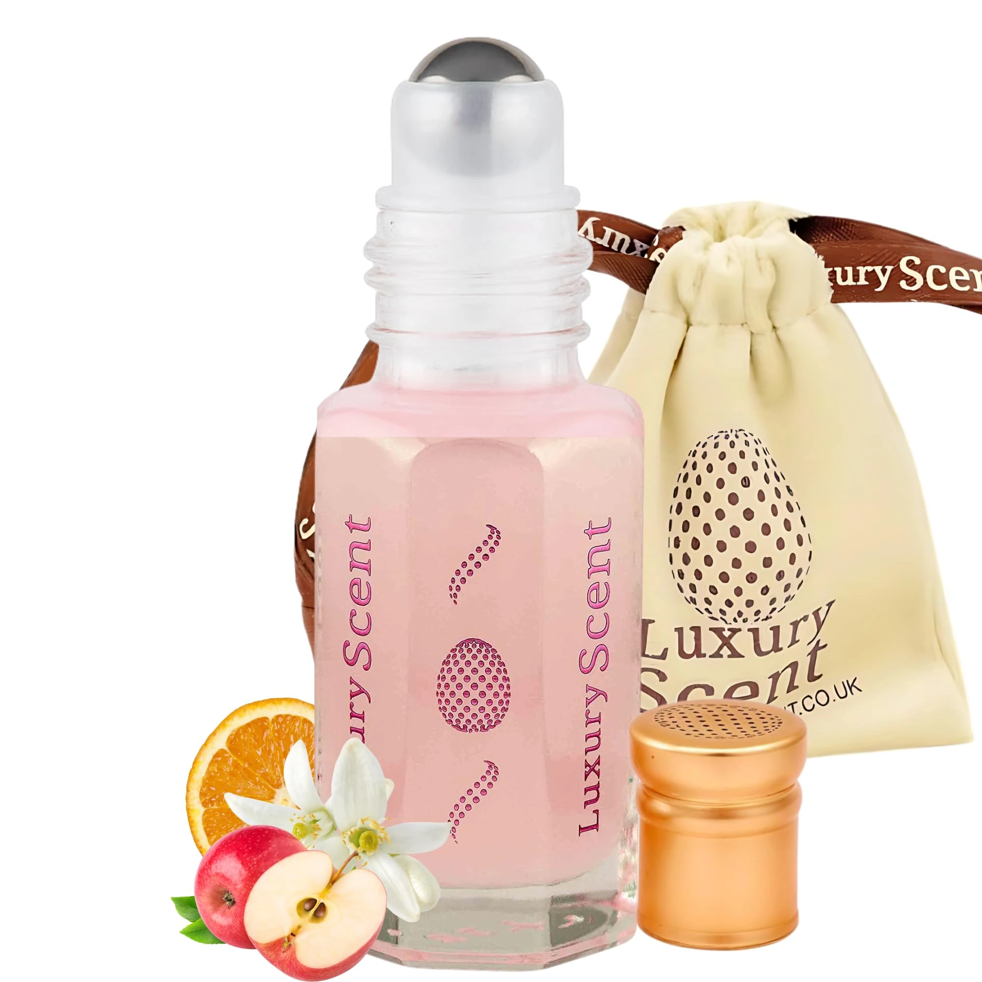 Perfume Oil Pink Musk Tahara 3ml – Long Lasting Alcohol Free Attar for Women – Soft Fruity Musky Fragrance with Orange Blossom, Apple & Warm Floral Notes by Luxury Scent