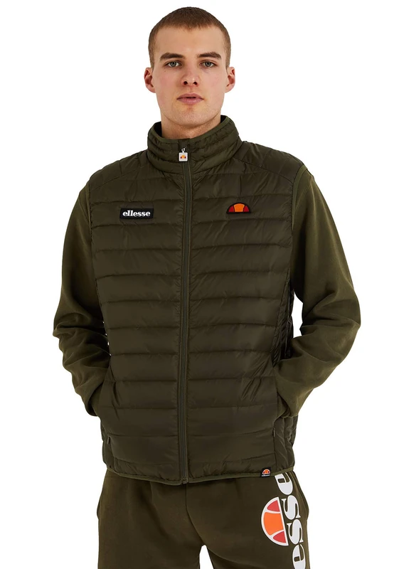 ellesse Men's Bardy Gilet, Khaki, M UK