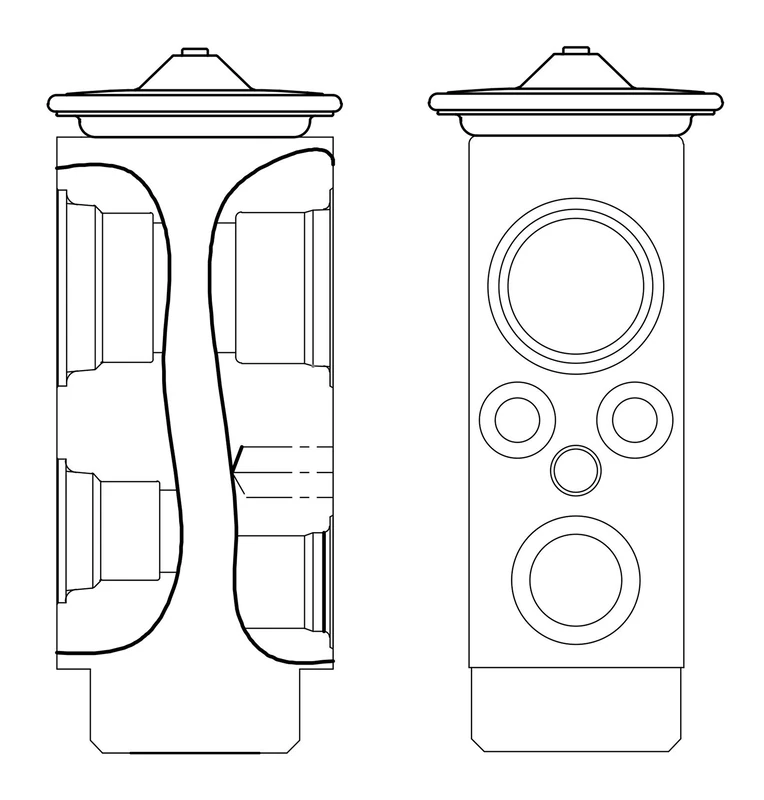 MAHLE AVE 9 000S Expansion Valve and Orifice Tube