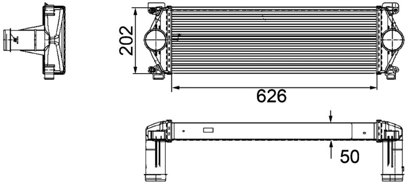MAHLE CI 254 000P Intercooler