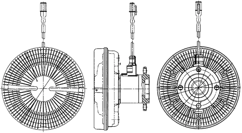 MAHLE CFC 203 000P Fan Coupling - Image 1
