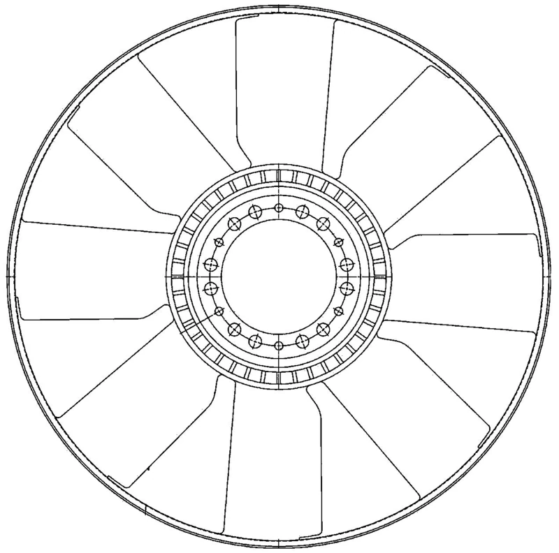 MAHLE CFW 79 000P Fan Wheel