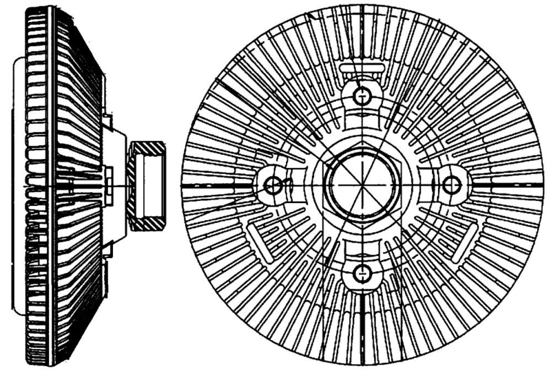 MAHLE CFC 209 000P Fan Coupling