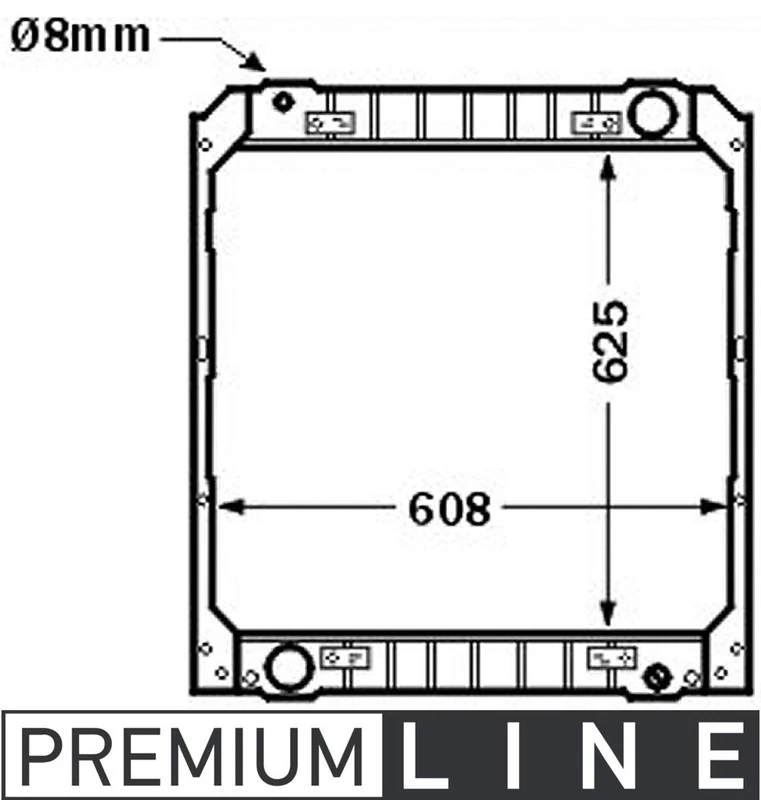 MAHLE CR 142 000P coolant cooler - Image 1