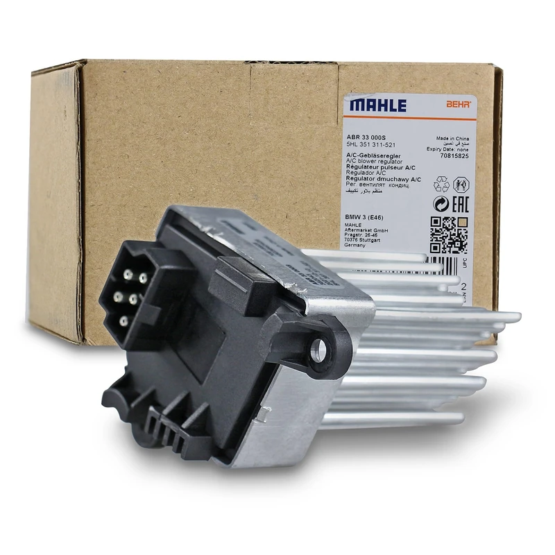 MAHLE ABR 33 000S Regulator Interior Fan Suitable for BMW 3 (E46)
