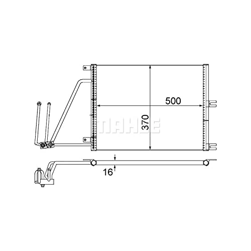 MAHLE AC 226 000S A/C Capacitor BEHR