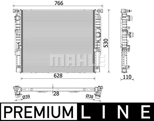 MAHLE CR 2215 000P coolant cooler