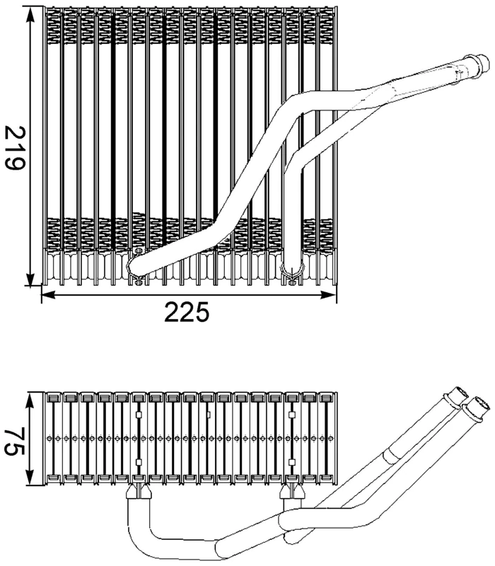 MAHLE AE 38 000S evaporator - Image 1
