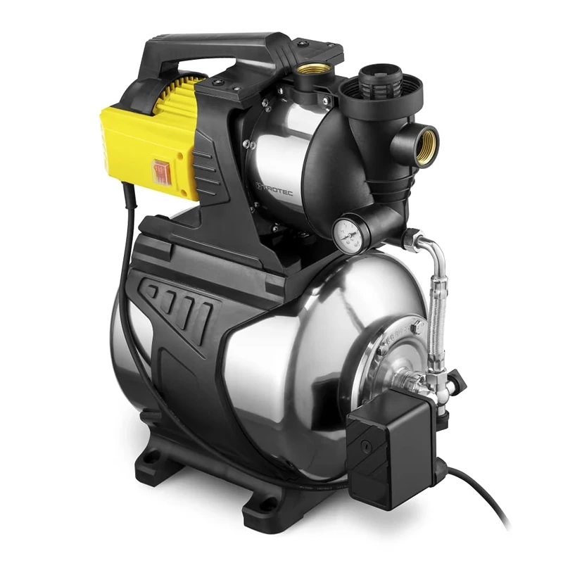 TROTEC Domestic Water Pump TGP 1050 E Lawn Sprinkler Garden Pump 1000 W 3300 l/h Capacity Stainless Steel