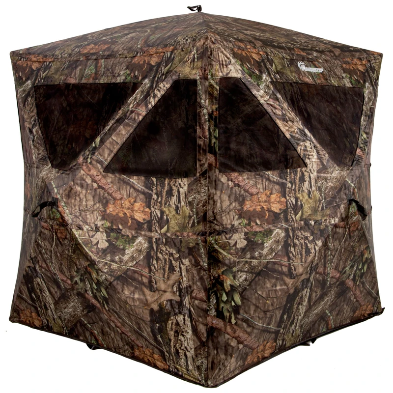 Ameristep Caretaker Magnum Hunting Blind | 3 Person Ground Blind in Mossy Oak Break-Up Country, One Size (AMEBL3032)