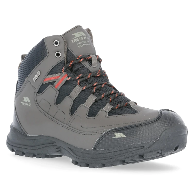 Trespass Finley Mens Waterproof Boots Breathable Walking Hiking Shoes