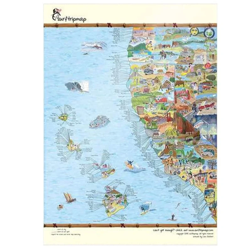 Surf System Unisex Adult Posters, Multi-Colour, One Size