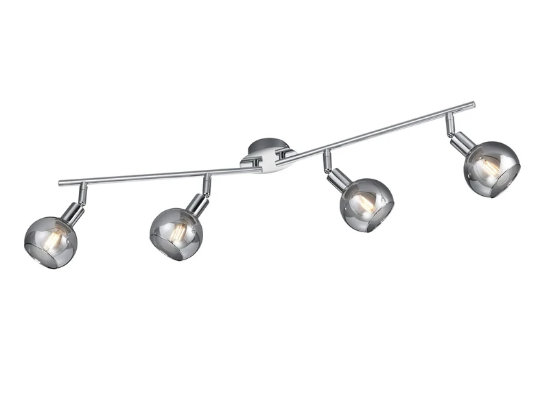 Reality Leuchten Spotlight Bar, Metal, Chrome