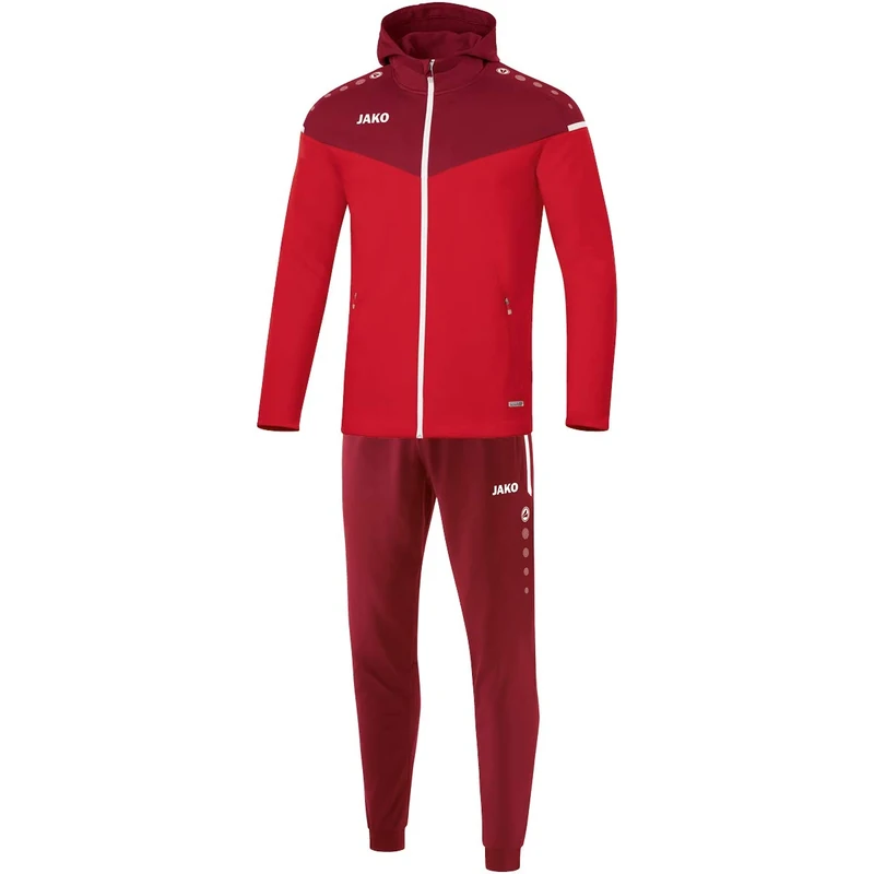 JAKO Champ 2.0 M9420 Children's Tracksuit Polyester with Hood Red/Wine Size 140 cm