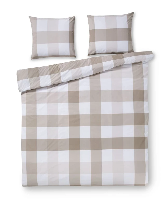 Papillon Perth Duvet Covers Sand, Cotton, 240 x 220/220 cm
