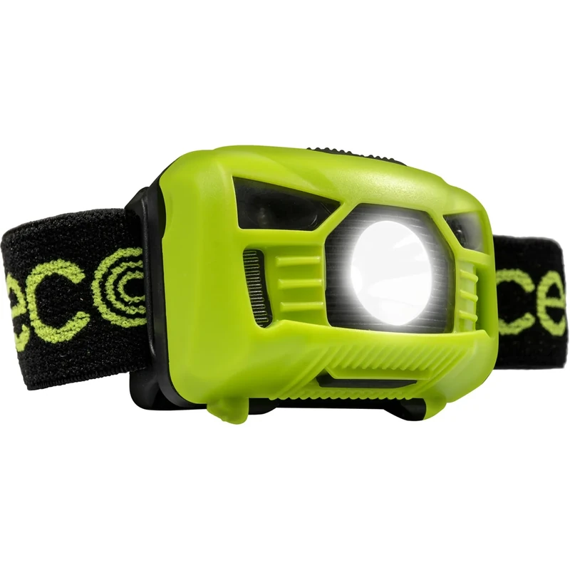 Luceco LED Inspection Head Torch with USB and PIR Motion Sensor, 5 Light Modes, Adjustable, Rechargeable, Inspection Lights, High-Vis, IK04, 3W, 150lm, 6500K, LILH15P65