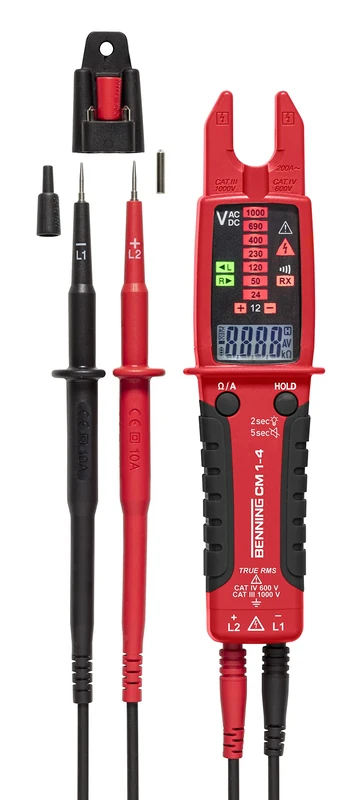 BENNING CM 1-4 Digital CAT III 1000V, CAT IV 600V Clamp Meter for Electrical Testing and Measurement - Image 1