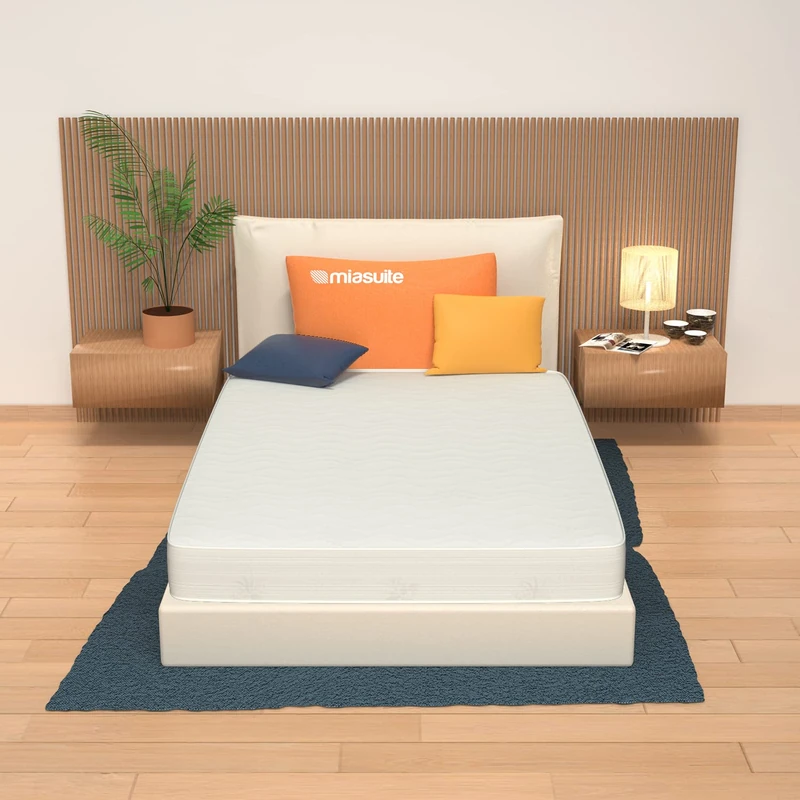 MiaSuite i Sogni Italiani Single Mattress 120 x 200 cm High 21 cm, Waterfoam and Aloe Vera – dimensionally stable, medical device Model: Plus.