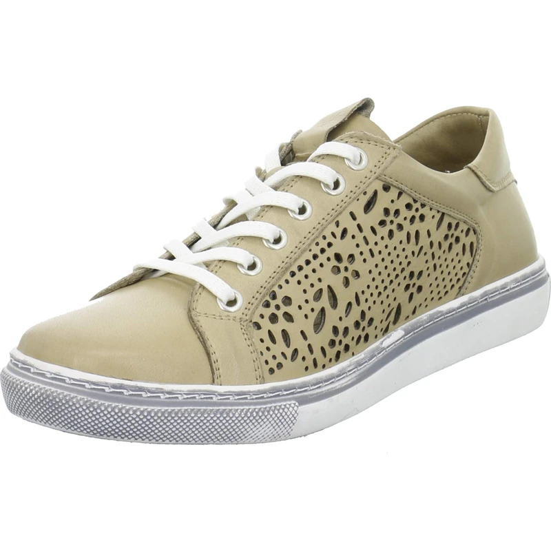 Andrea Conti Women's Trainers Sneaker, Taupe, 3.5 UK