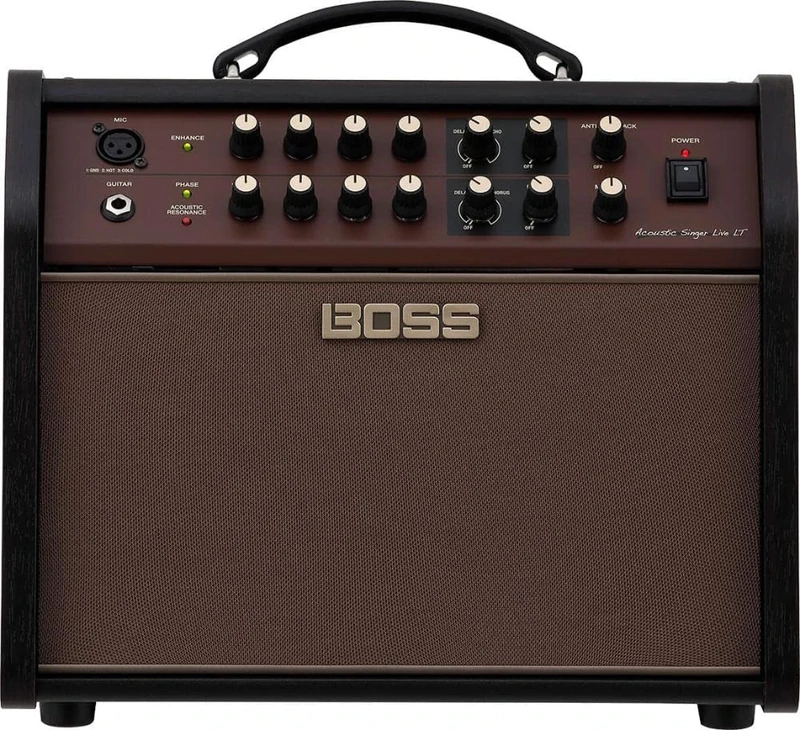 BOSS Acoustic Singer Live LT ACS-LIVE LT Acoustic Guitar and Vocal Amplifier, for acoustic/electric guitar and a vocal mic