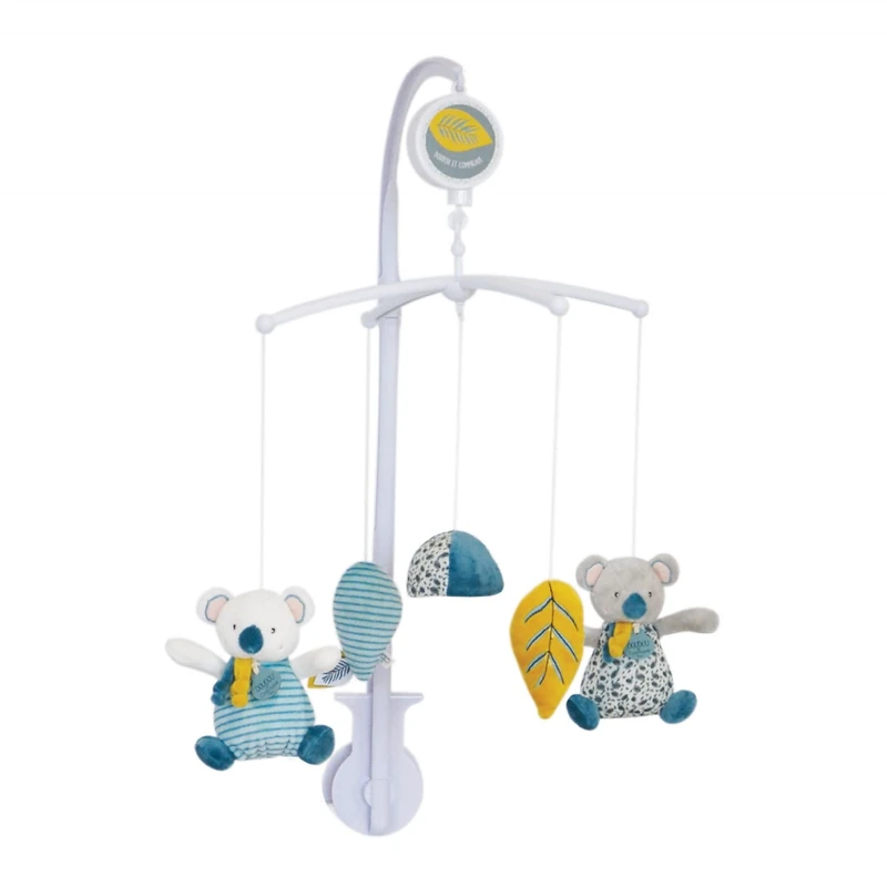 Doudou et Compagnie - Yoca Le Koala DC3687 Musical Mobile with Plush Koala 41 x 11 x 30 cm Blue