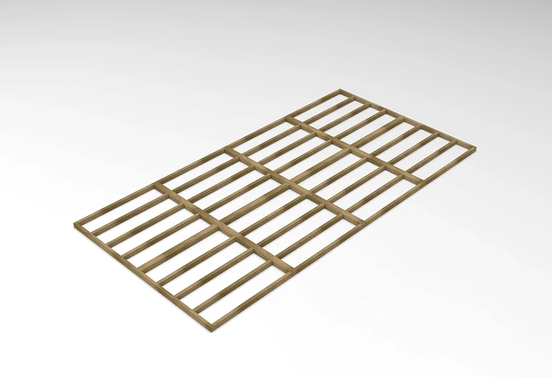 Forest Garden 20 x 10 Shed Base for Forest Overlap Sheds Pressure Treated Wood