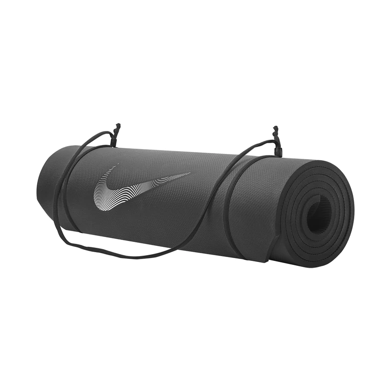 Nike Training Mat 2.0 Fitness Mat Exercise Mat Yoga Mat Workout Gym Floor Mat Non-slip, Black/White, 181 x 61 x 8 cm