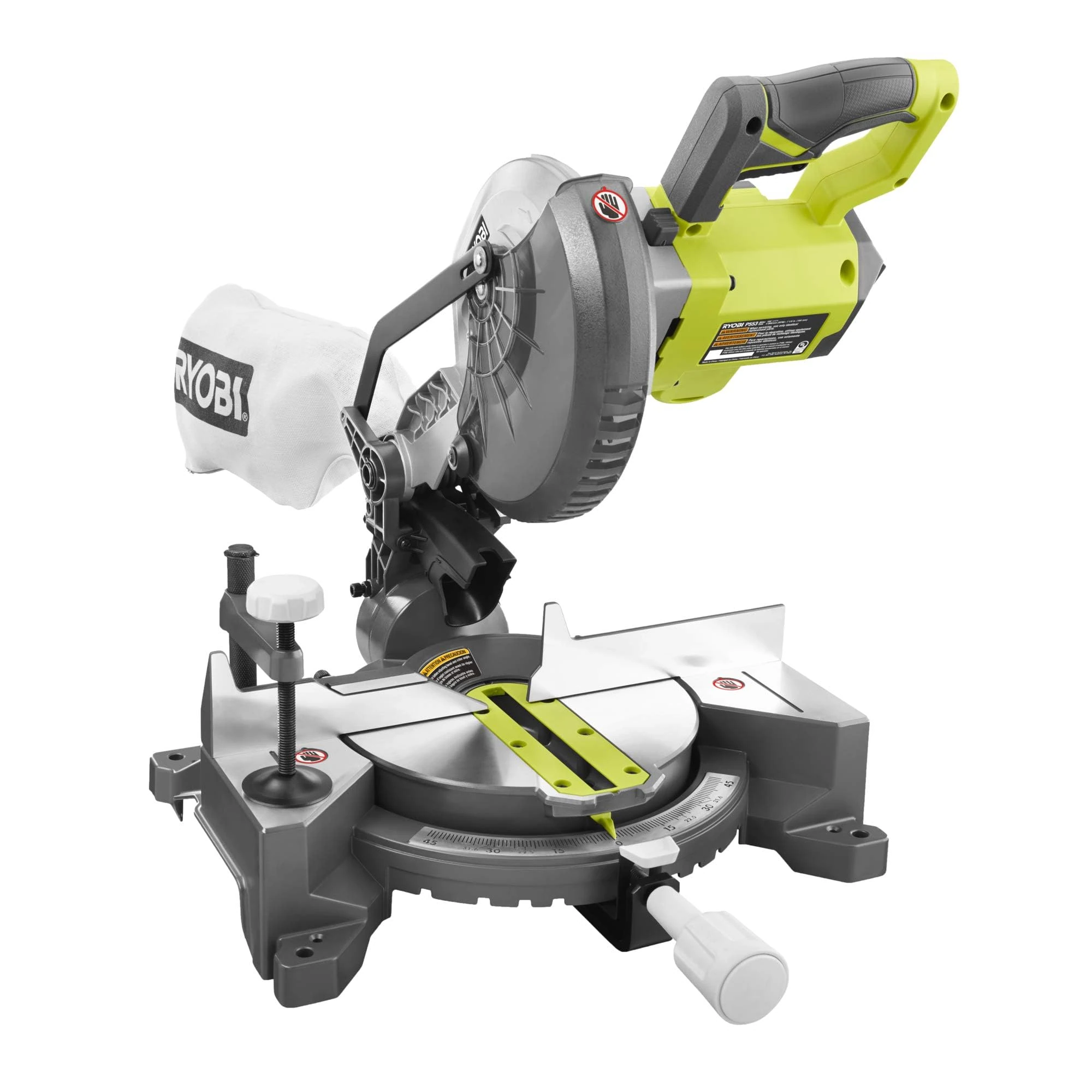 RYOBI EMS190DC 18V ONE+ Mitre Saw Body Only, Green, 190 mm