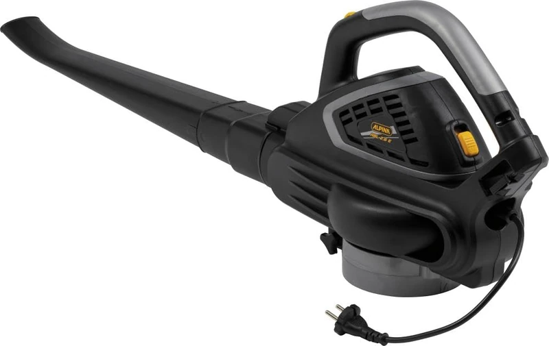 Alpina 255260004/A20 Electric Leaf Vacuum and Blower ABL 2.6 E (2600 W, 330 km/h, Speed Control, 45 L Collection Bag, 2-in-1 Device), Bianco