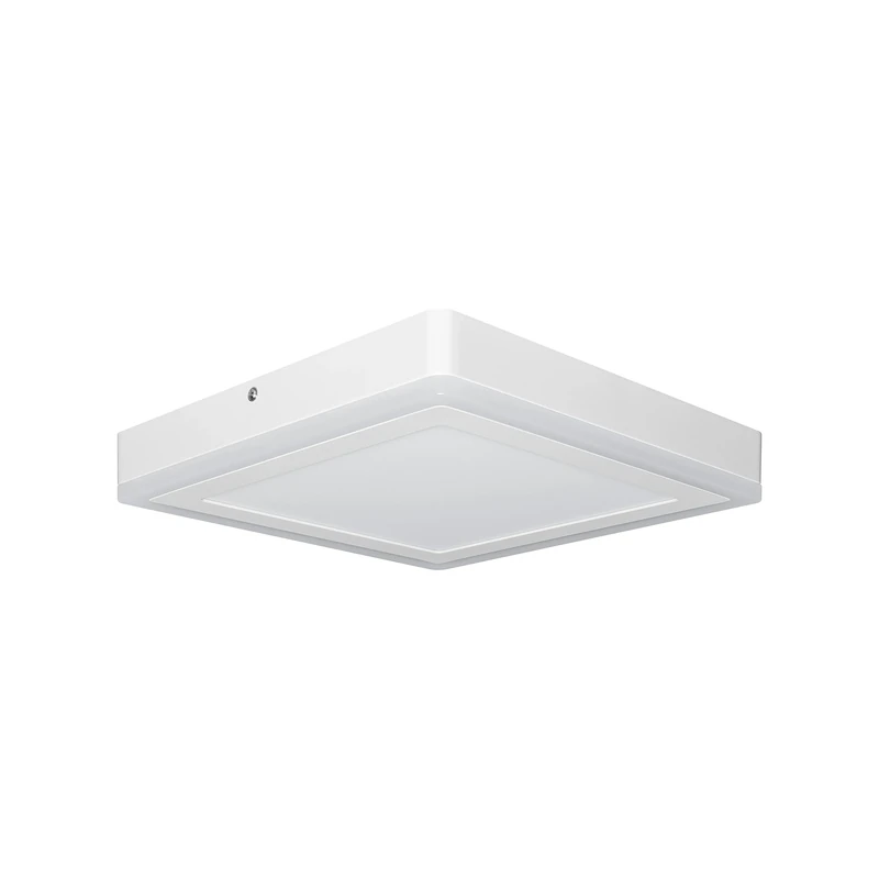 LEDVANCE Decorative LED Wall and Ceiling Luminaire, Light Components independently Dimmable and Controllable per Wall Switch Click, 18W, Warm White (3000K), Square (300mm x 300mm), LED Click + White