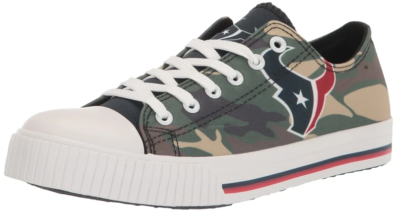 FOCO Women's Camo Low Top Canvas Sneakers Shoes Pittsburgh Steelers NFL Shoes-9/L, 7
