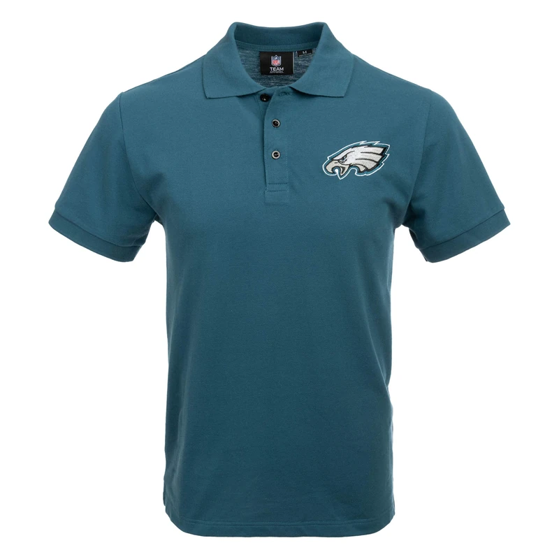 FOCO NFL Team Logo Polo Short Sleeve Shirt