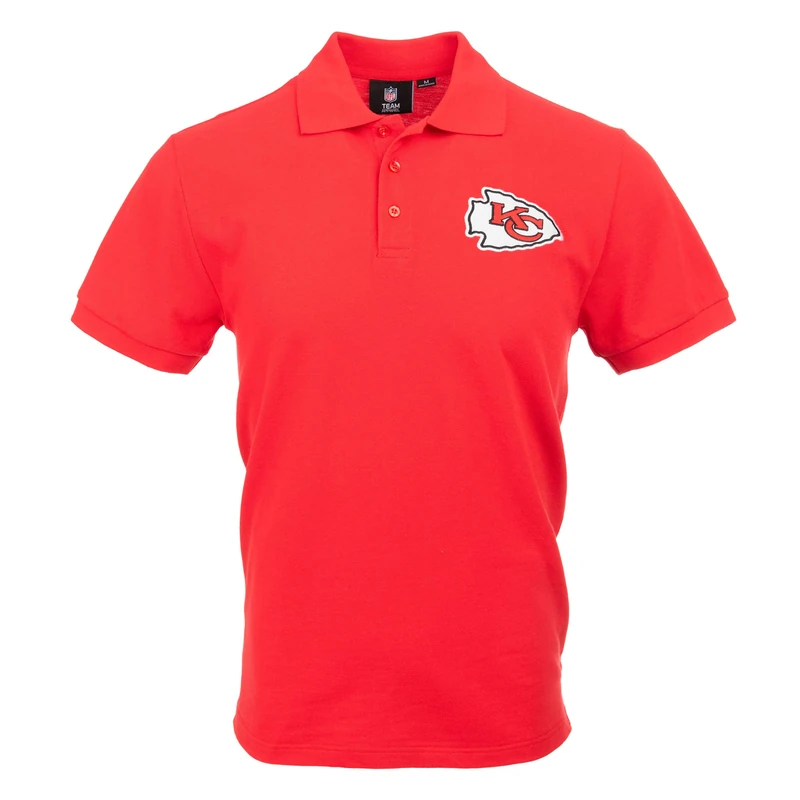 FOCO NFL Team Logo Polo Short Sleeve Shirt