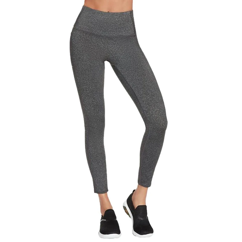 Skechers Women's Gowalk High Waisted Legging Pants, Charcoal Grey, XXL UK