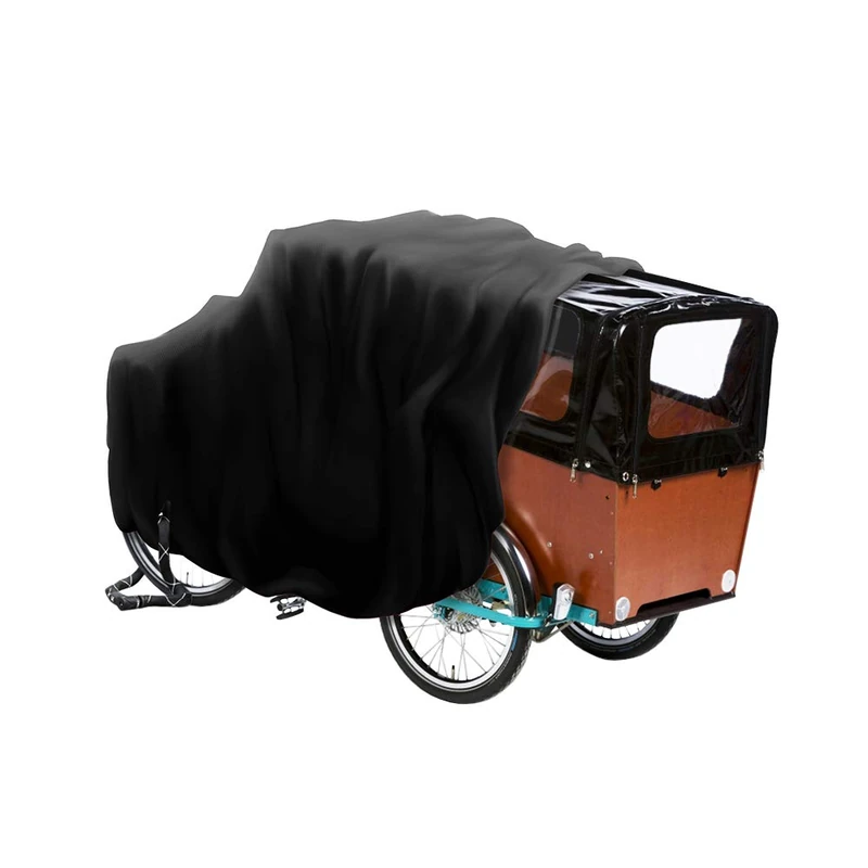 DS Covers Cargo Cargo Bike Tarpaulin 3 Wheels with Rain Tent