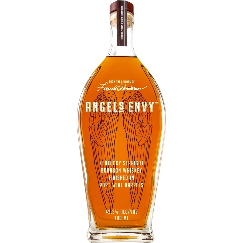 ANGEL’S ENVY Kentucky Straight Bourbon Whiskey, 43.3% ABV, 700ml / 70cl, Finished In Port Wine Barrels, Notes Of Vanilla And Toasted Nuts