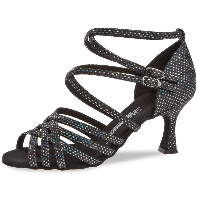Diamant Women's Dance Shoes 108-087-183 - Size: UK 6,5 Black Silver