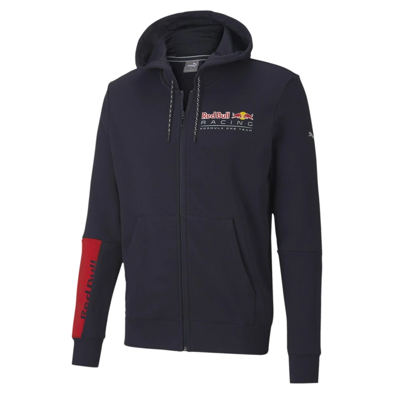 PUMA RBR Logo Hooded Sweat Jacket, Men, Black, 2XL