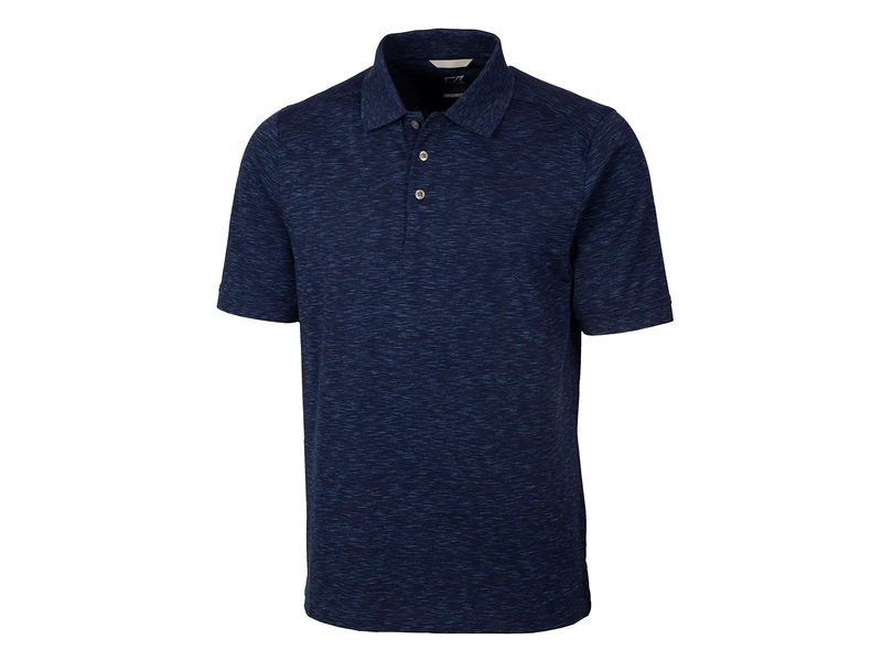 Cutter & Buck Men's Big & Tall Advantage Polo Space Dye Shirt, Dark Liberty Navy, Large