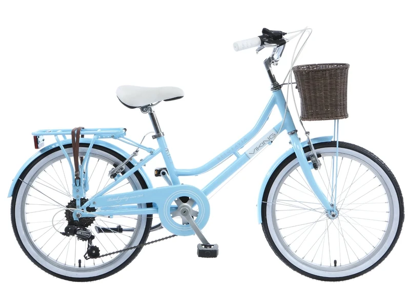 Viking Belgravia Girls Traditional Heritage 20" Wheel 6 Speed Bike Blue