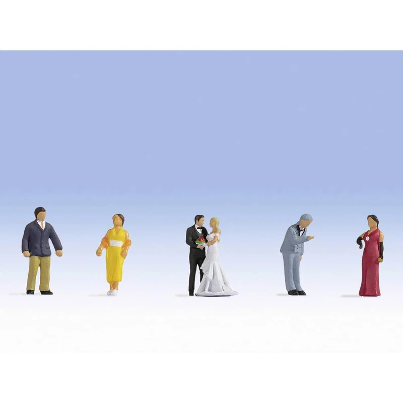 NOCH Sound Scene "Wedding" Movable Figures with Wedding March and H0 Transformer Connection - Image 1