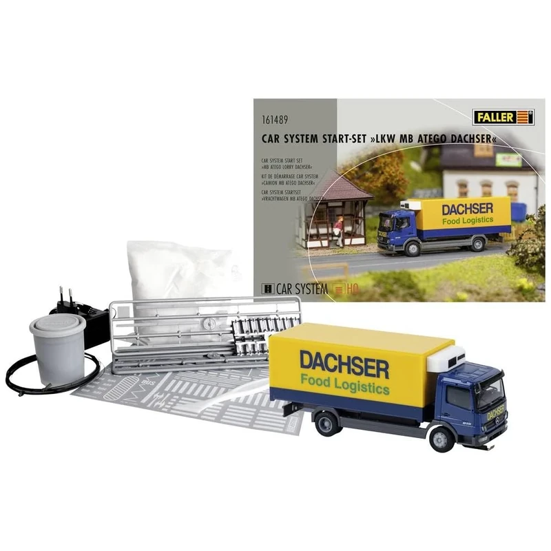 FALLER FA161489 Car System Start Set Truck MB Atego Dachser Multi-Coloured - Image 1