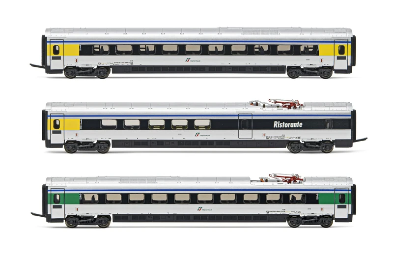 Arnold - FS Trenitalia, 3-unit pack ETR 610 intermediate coaches, ex Cisalpino livery, period VI